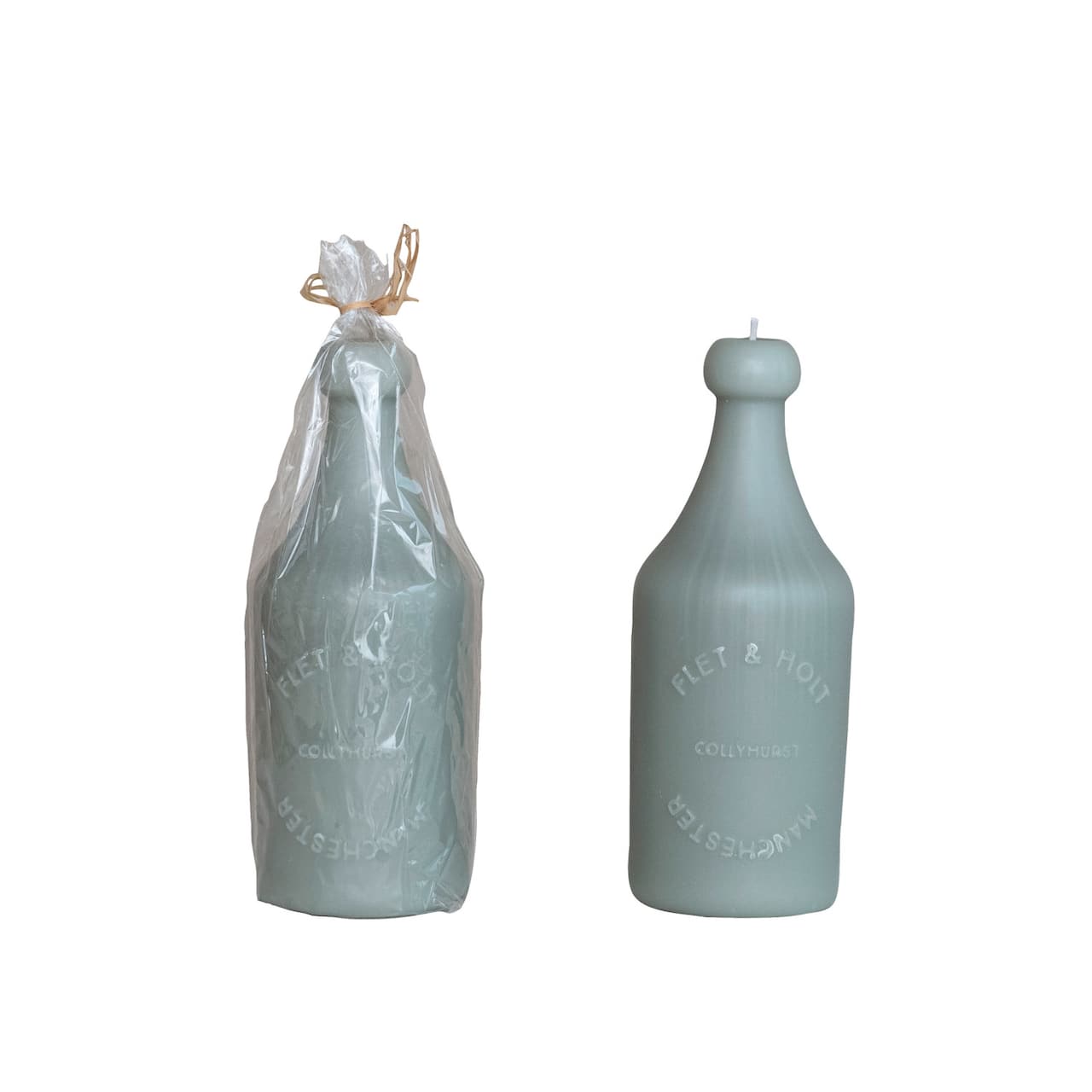 Hello Honey® Unscented Embossed Bottle-Shaped Candle